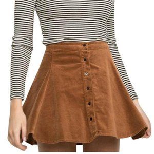 Brandy Melville Brya Corduroy A-line Skirt
